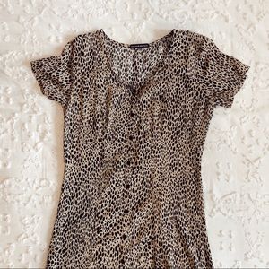 Brandy Melville Cheetah Print Midi Dress